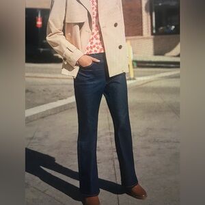 Lands’ End Women’s Recover Denim High Rise Flare Jeans - Size 10